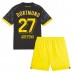 Borussia Dortmund Karim Adeyemi #27 Barnkläder Borta matchtröja till baby 2023-24 Kortärmad (+ Korta byxor) Billigt